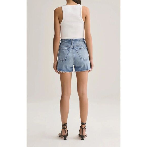 AGOLDE Dee Super High Rise Denim Short in Epic Size 29 - Picture 4 of 9